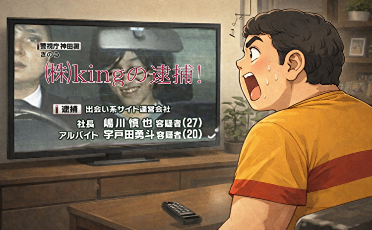 悪質出会い系サイト運営者の逮捕