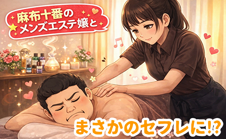 麻布十番で働くメンエス嬢とセフレに