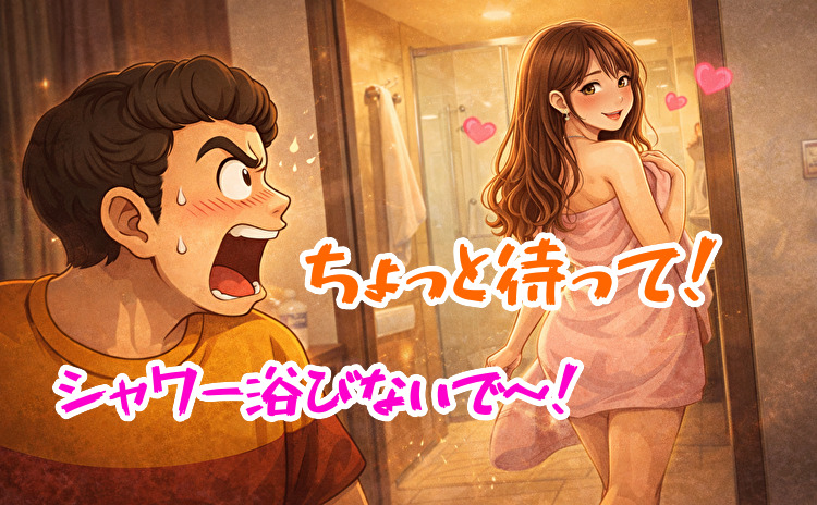 カワイイ女性にシャワーを浴びさせなかった理由