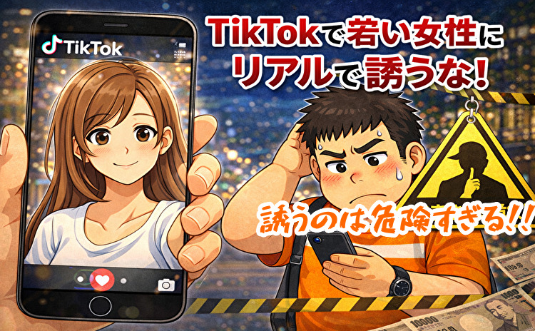 Tikitokで出会うのは危険