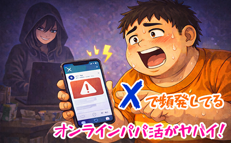 Xでのオンラインパパ活