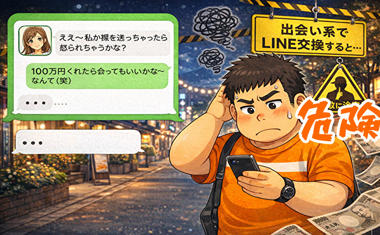 出会い系でLINE交換した時の落とし穴