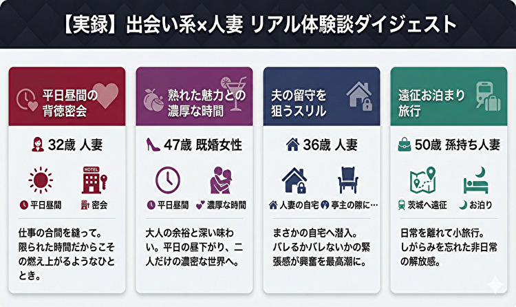 出会い系の人妻体験談