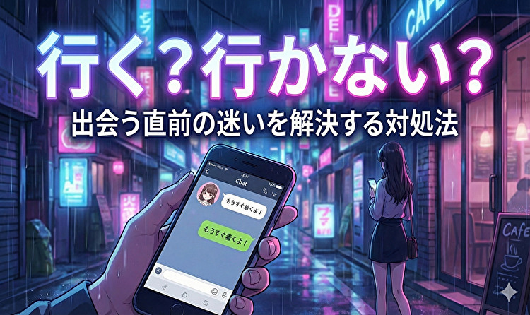 出会い系で行くか行かないか迷った時の解決方法