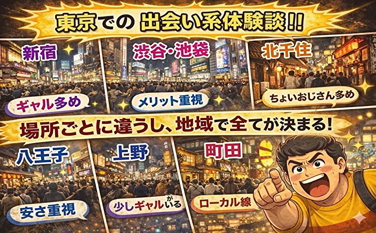 東京での出会い系体験談