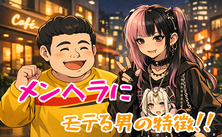 メ〇ヘラモテる男の特徴