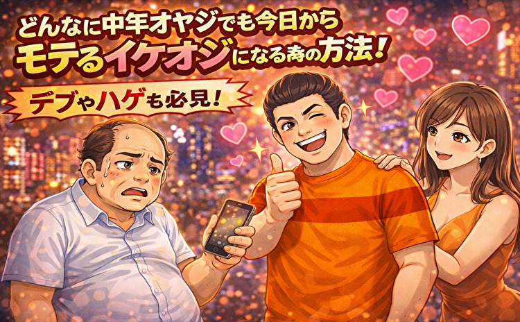 中年オヤジでも今日からイケオジになる方法