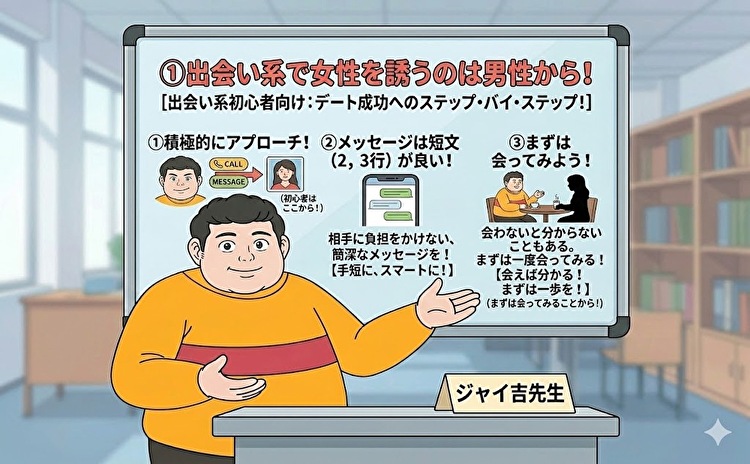 出会い系初心がやるべき3つのこと