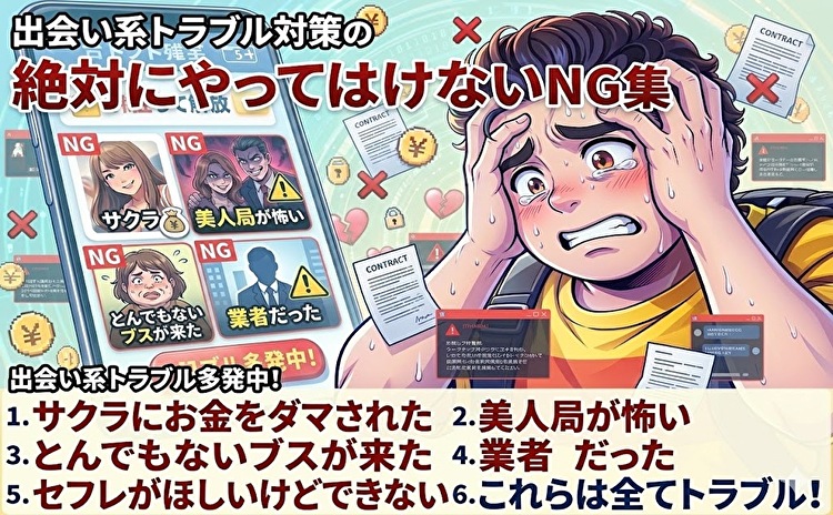 出会い系のトラブル対処法