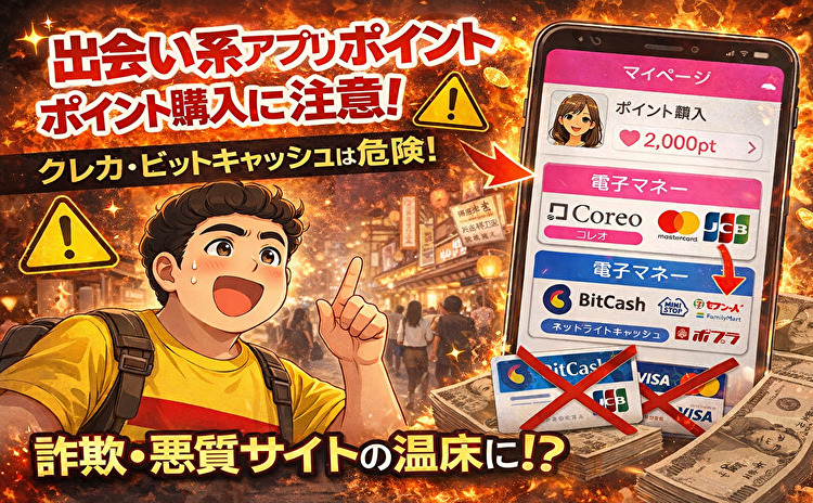 出会い系アプリのポイント購入