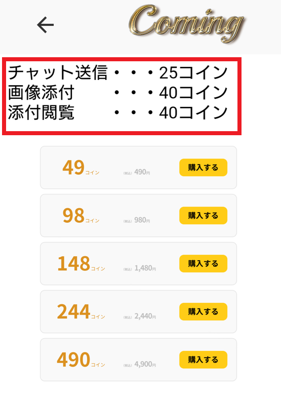 リッチ倶楽部の料金