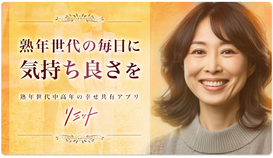 リミット～熟年世代中高年の幸せ共有アプリ