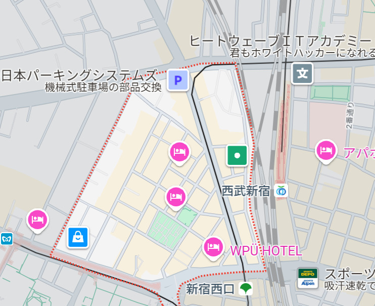ママカフェの運営会社の場所
