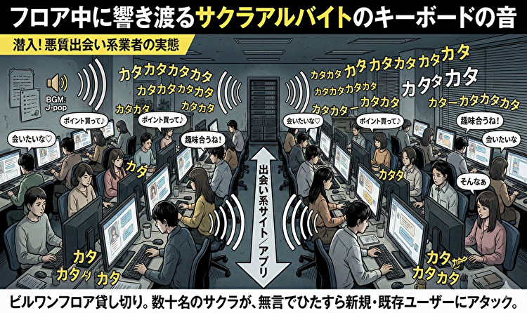 サクラが働くビルの一室