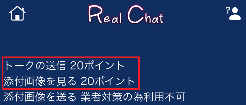 リアルチャットの料金