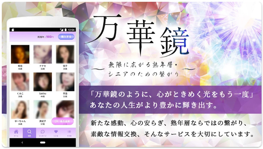 万華鏡～無限に広がる熟年層・シニアのための繋がり～