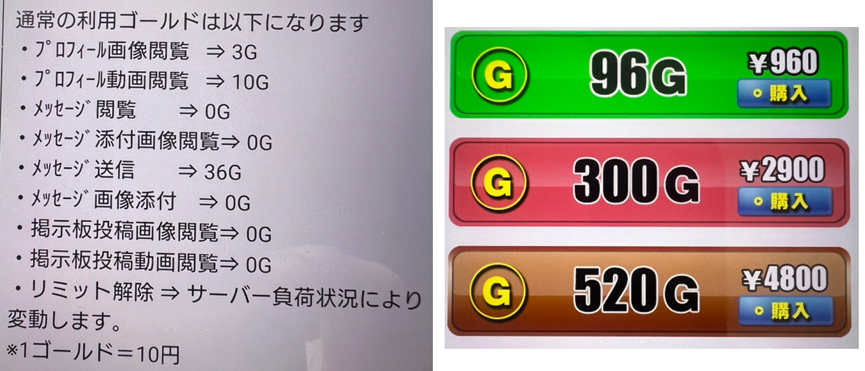 つながりの料金