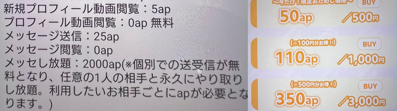 ご近所熟女の料金